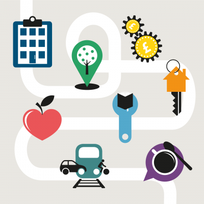 Thumbnail icon for our social determinants of health infographic