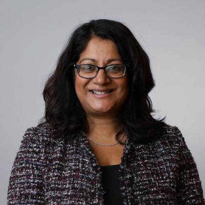 Sharmila Nebhrajani OBE, a Governor on the Board of Trustees for the Health Foundation