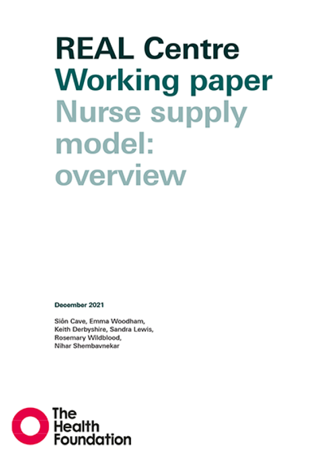 Nurse supply model working paper: Overview