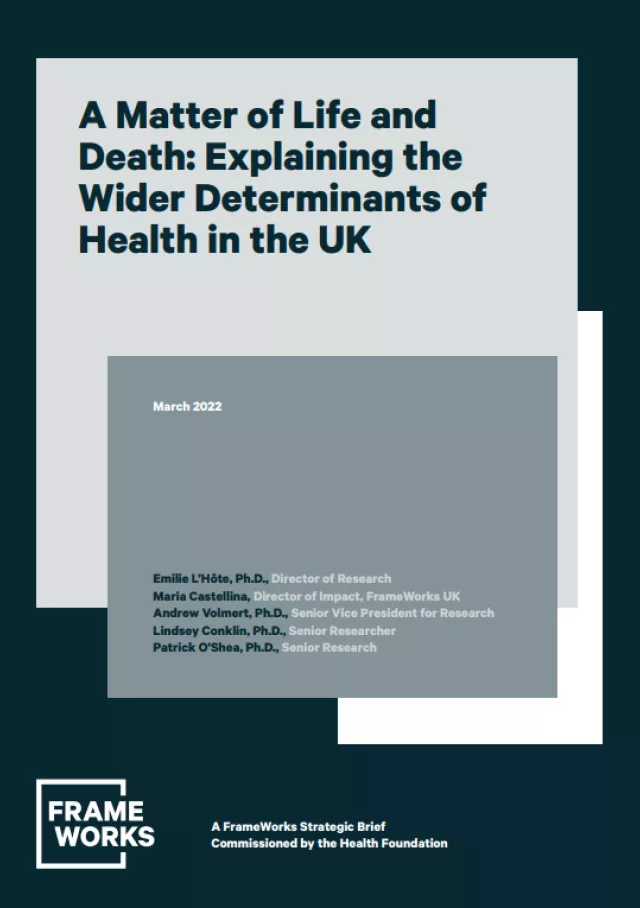 Report front cover