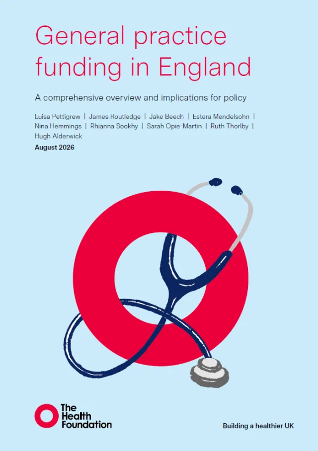 Report: General practice funding in England 