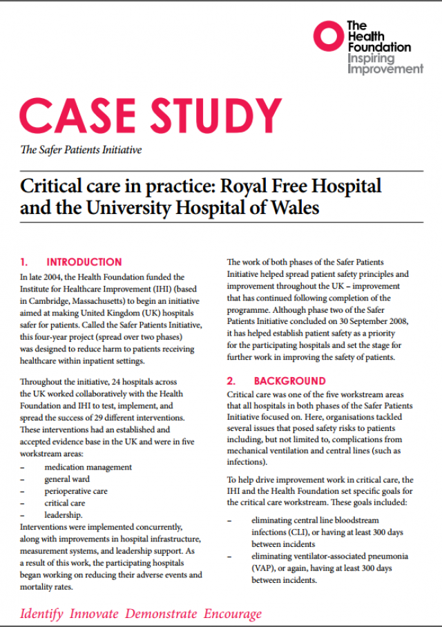 health and social care case study examples