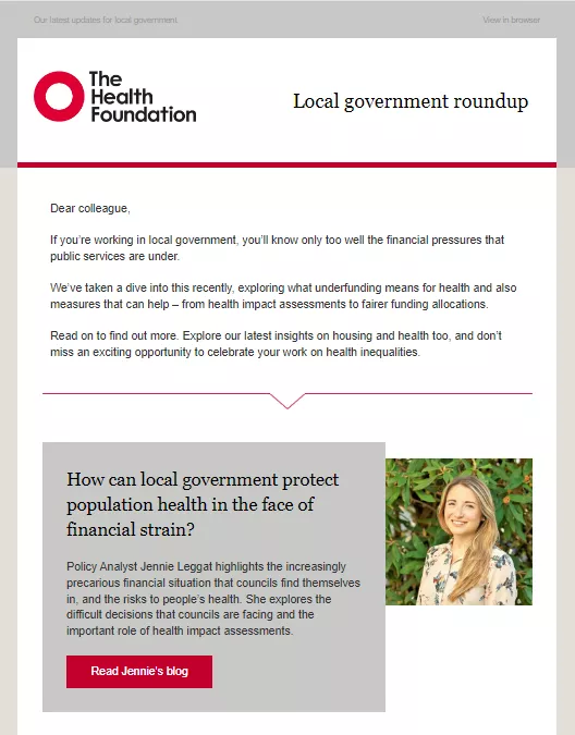 Preview image of local govt email roundup