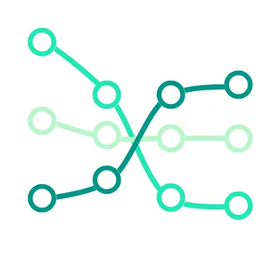 abstract graphic of a line chart