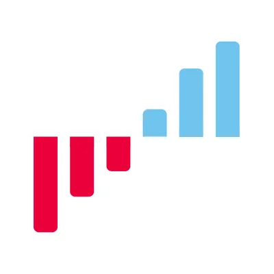 Graphical illustration of a diverging column chart